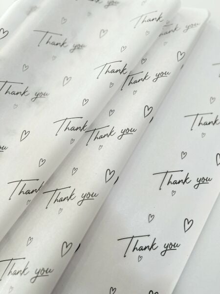 Pelur Paketleme Kağıdı 20 adet Thank You