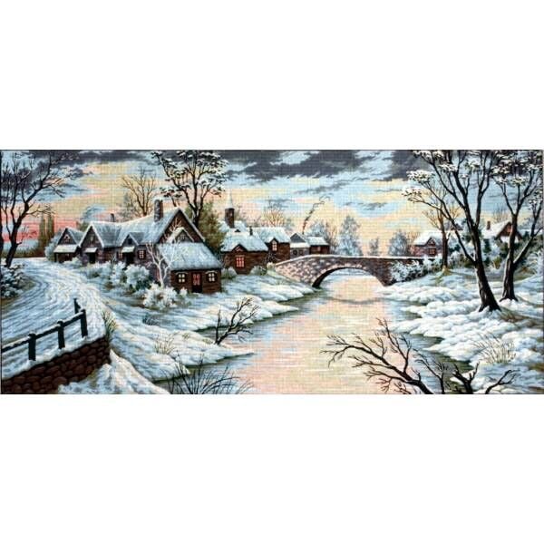 60x125 cm Diamant Baskılı Goblen B1275