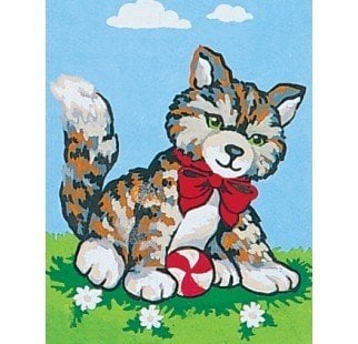 20x25 cm Collection D'art Baskılı Goblen 3012