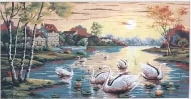 80x130 cm Diamant Baskılı Goblen A2025