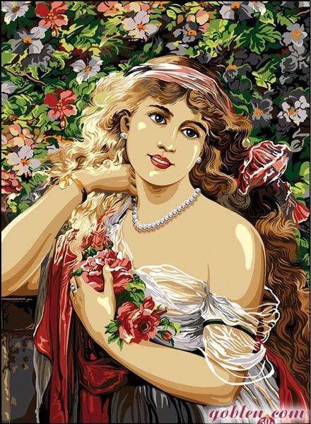 45x60 cm Seg de Paris Basklı Goblen 929556 Goblen