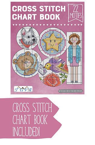 Tuva Ahşap Kasnaklı Kanaviçe Kiti  BCS07