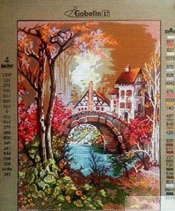 40x50 cm Gobelin Baskılı Goblen 40103