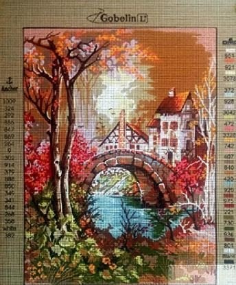 40x50 cm Gobelin Baskılı Goblen 40103
