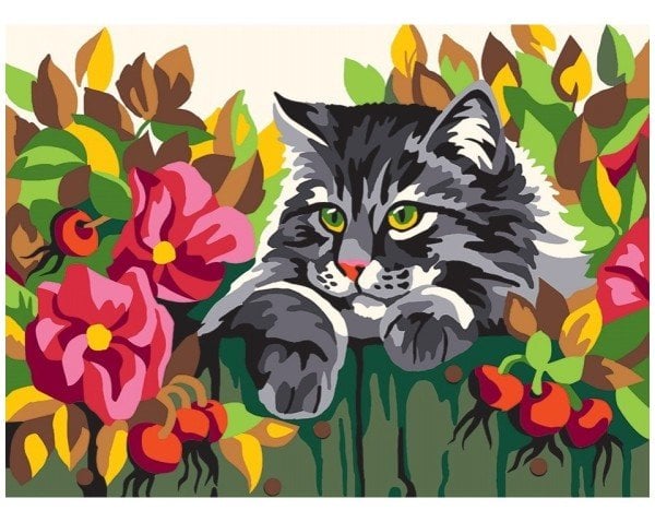 30x40 cm Collection D'art Baskılı Goblen 6282