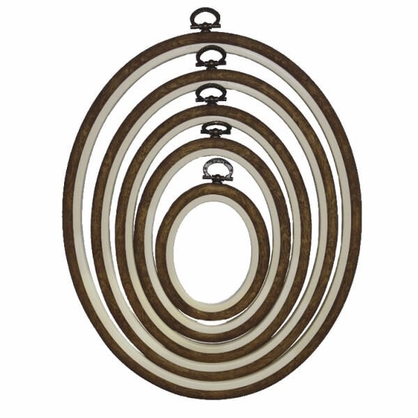 Nurge Oval Plastik Çerçeve Kasnak