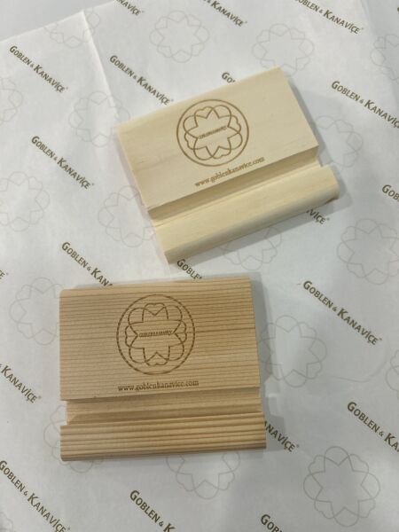 Ahşap Kasnak ve Telefon Tutucu