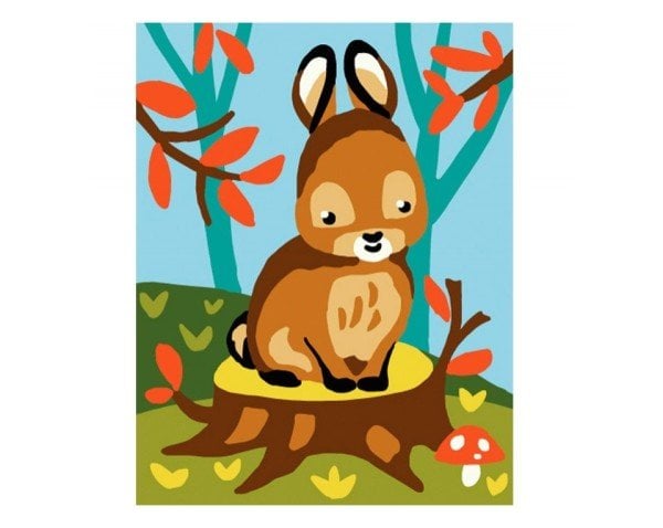 20x25 cm Collection D'art Baskılı Goblen 3324