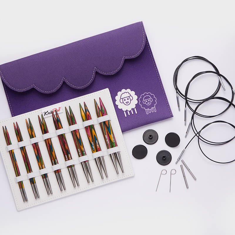 KnitPro Symfonie Deluxe Set Misinalı Ahşap Şiş Seti