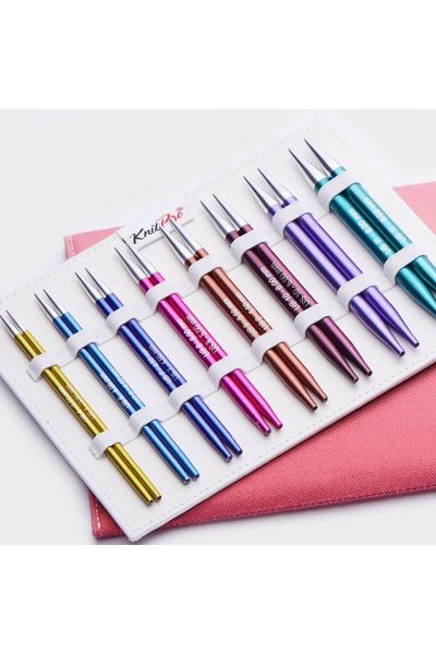 KnitPro Zing Deluxe Set Misinalı Örgü Şiş Seti