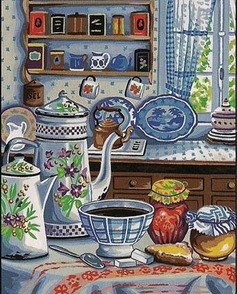 50x65 cm Margot Baskılı Goblen 133 3438