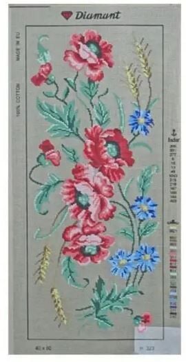 40x80 cm Diamant Baskılı Goblen H323