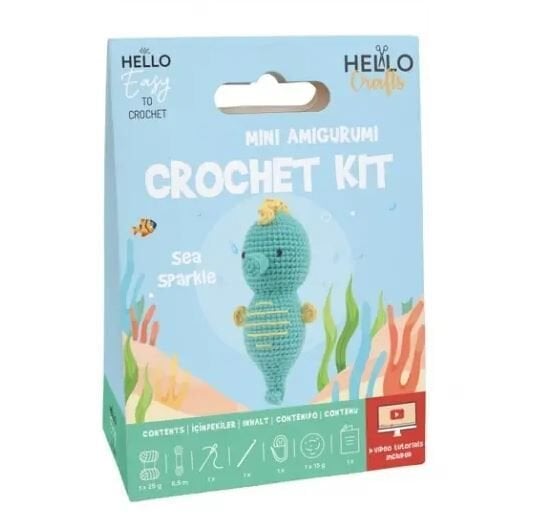 Hello Mini Amigurumi Crochet Kit Hc101