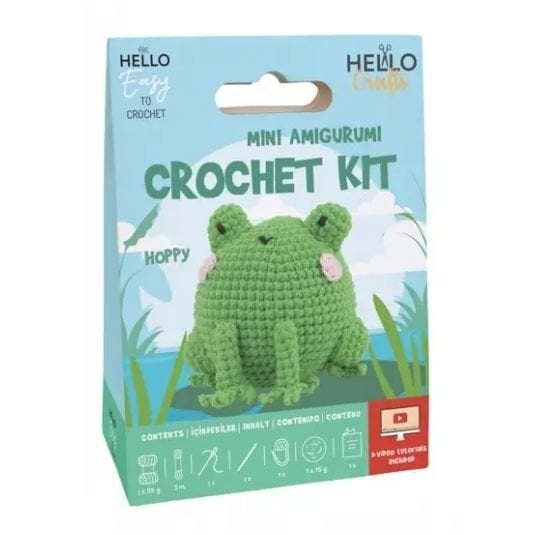 Hello Mini Amigurumi Crochet Kit Hc106