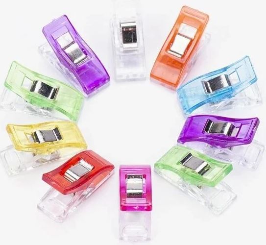 Kumaş Mandalı 10 Adet Renkli 2.5cm