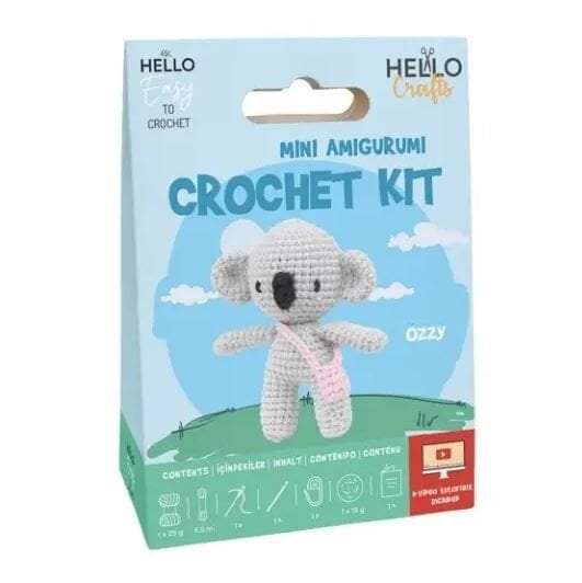 Hello Mini Amigurumi Crochet Kit Hc129