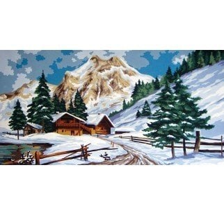 40x60 cm Collection D'art Baskılı Goblen 11561