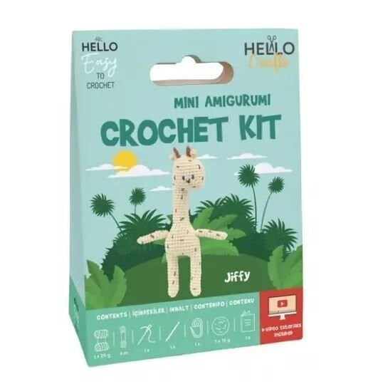 Hello Mini Amigurumi Crochet Kit Hc130