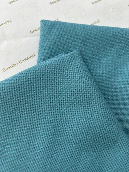 Zweigart 25 ct 50x70 cm Lugana Turkuaz 6136