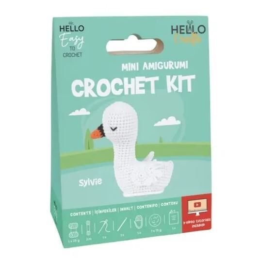 Hello Mini Amigurumi Crochet Kit Hc102