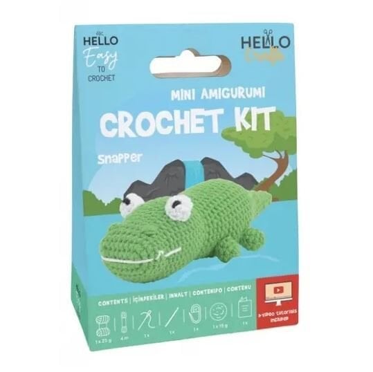 Hello Mini Amigurumi Crochet Kit Hc104