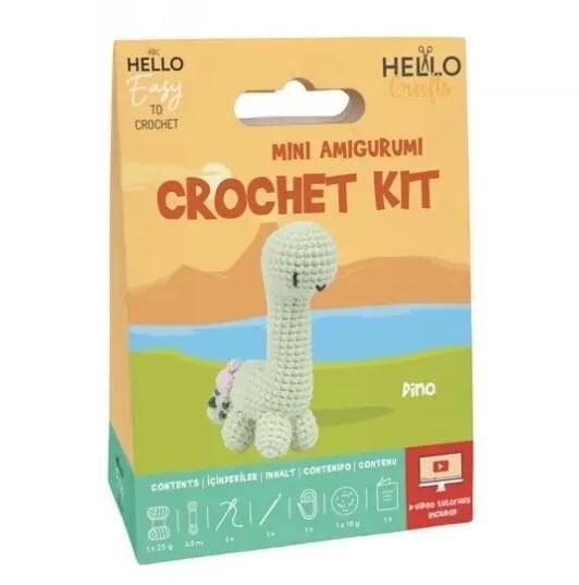 Hello Mini Amigurumi Crochet Kit Hc131