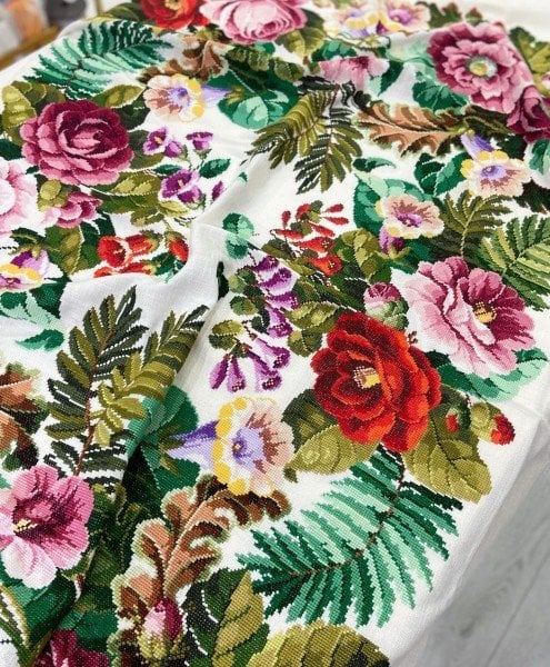 Büyük Boy Tablo Kanaviçe Malzeme Kiti