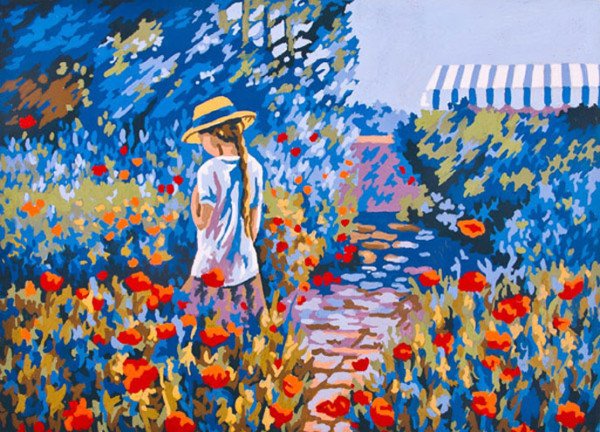 30x40 cm Collection D'art Baskılı Goblen 6267 Goblen