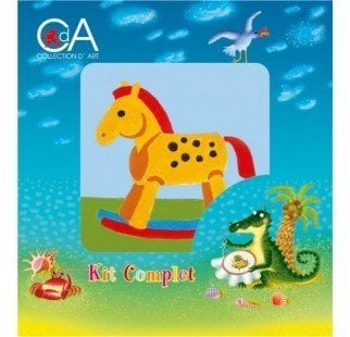 15x15 cm Collection D'art Baskılı Goblen Kiti 1011K