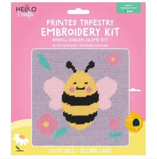 Hello Baskılı Goblen İşleme Kiti HC509