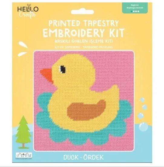 Hello Baskılı Goblen İşleme Kiti HC508