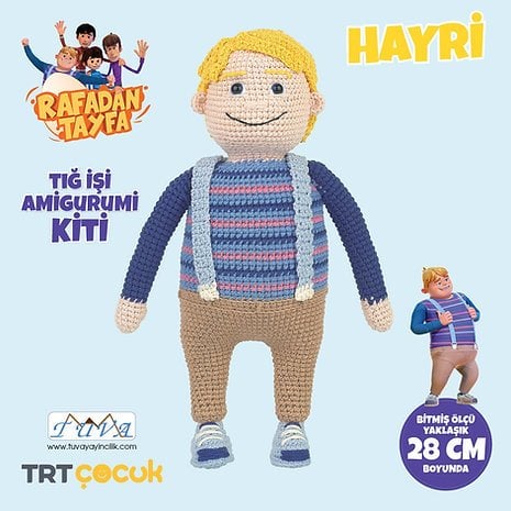Rafadan Tayfa Hayri Amigurumi Kiti