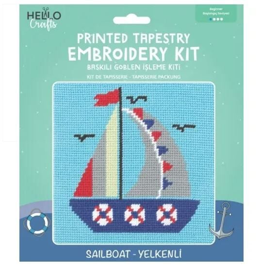 Hello Baskılı Goblen İşleme Kiti HC502