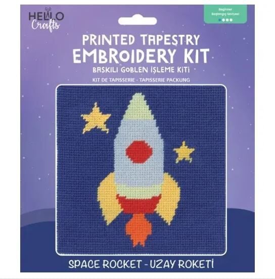 Hello Baskılı Goblen İşleme Kiti HC501