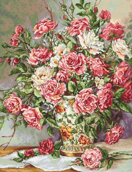 Luca-s Art Goblen Baskısız Kanaviçe Kiti B603