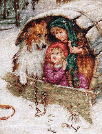 Luca-s Art Goblen Baskısız Kanaviçe Kiti B539