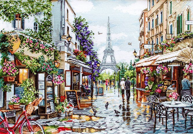 Luca-s Art Goblen Baskısız Kanaviçe Kiti B2365