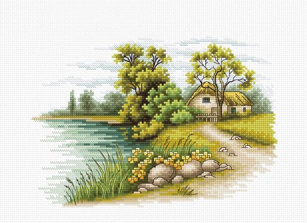 Luca-s Art Goblen Baskısız Kanaviçe Kiti B2283