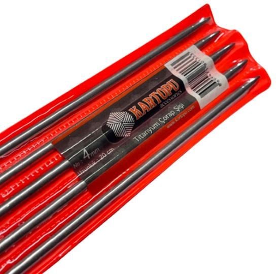 Kartopu Titanyum Çelik Çorap Şişi 20 cm 5'li