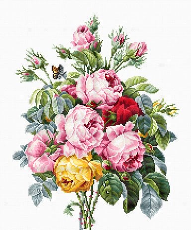 Luca-s Art Goblen Baskısız Kanaviçe Kiti BA2372
