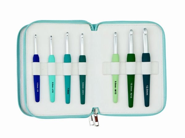 KnitPro Waves 2.0 Deluxe Tığ Seti 14'lü (yeni ambalaj)
