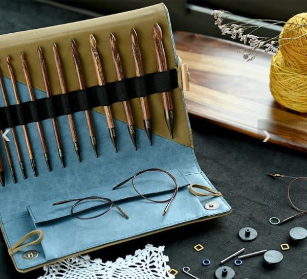 KnitPro Ginger Misinalı Afgan-Tunus İşi Deluxe Tığ Seti