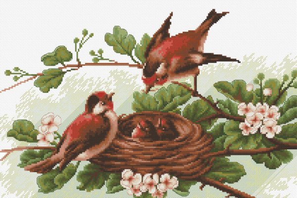 Luca-s Art Goblen Baskısız Kanaviçe Kiti BM3005