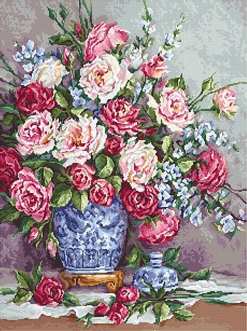 Luca-s Art Goblen Baskısız Kanaviçe Kiti B605