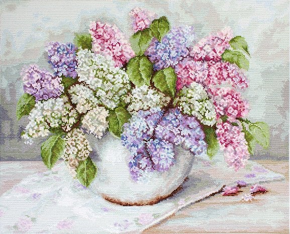 Luca-s Art Goblen Baskısız Kanaviçe Kiti B2326