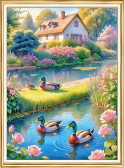 Hobby Mood Boncuk Yapıştırma Goblen Kiti 30x40 cm GD89027