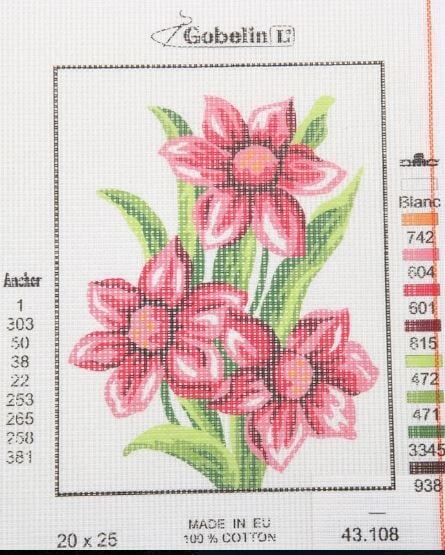 20x25 cm Gobelin Baskılı Goblen 43108