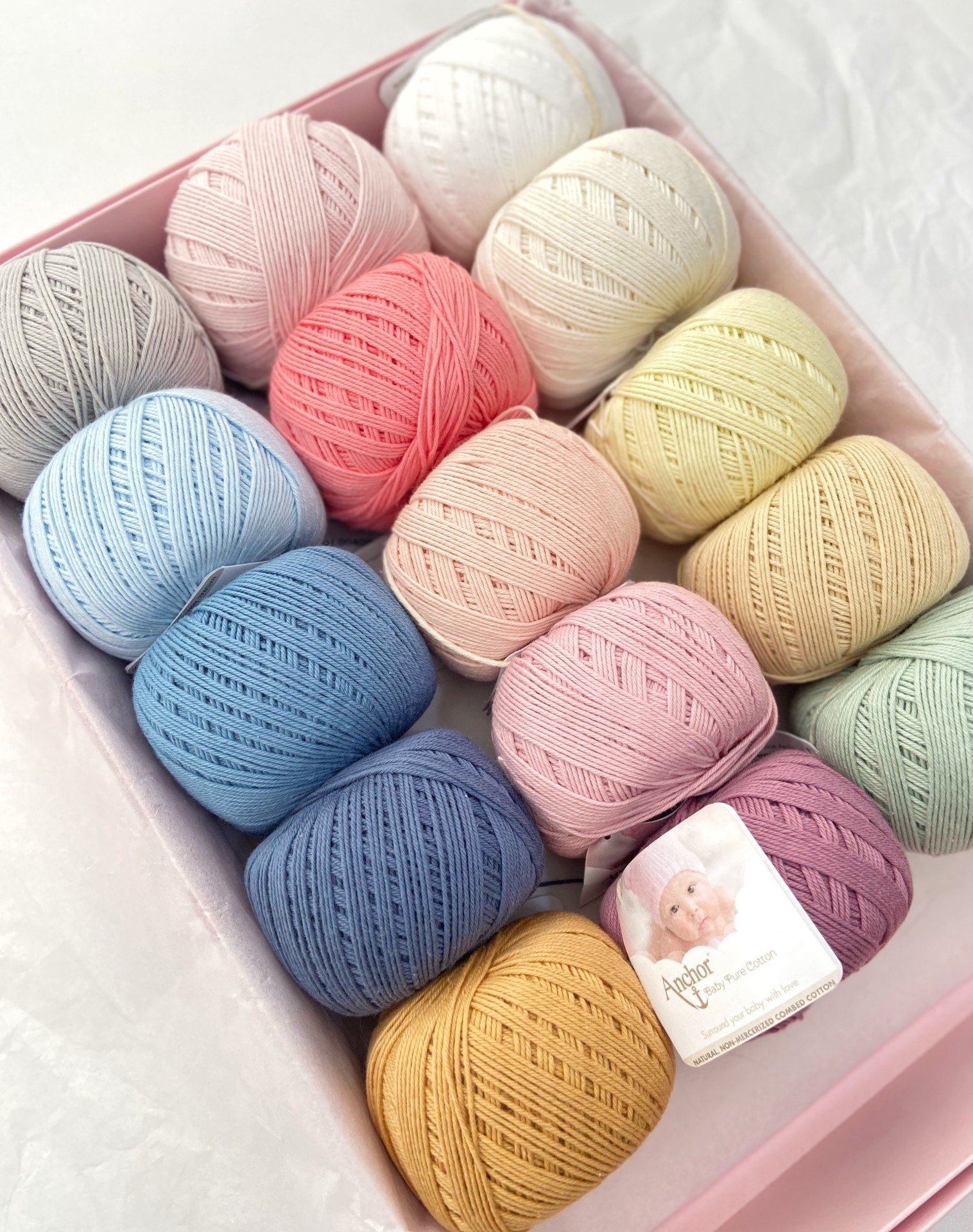 Anchor Baby Pure Cotton İplik Seti 15 adet