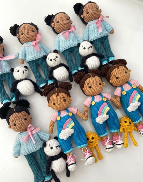 Adia Bebek Tulumlu Amigurumi