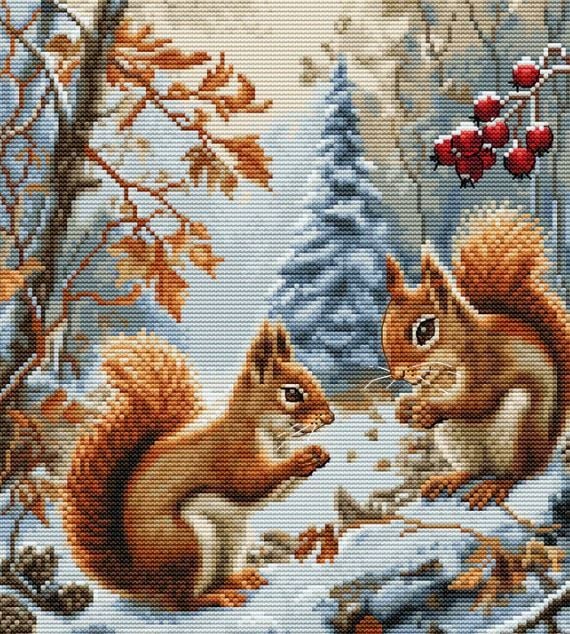 Luca-s Art Goblen Baskısız Kanaviçe Kiti BU5064
